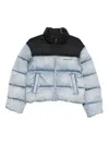 Alexander Wang Long-sleeved Padded Jacket In Blue