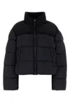 Alexander Wang Black Nylon Down Jacket In Black