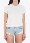 Alexander Wang Cropped T-shirt With Logo