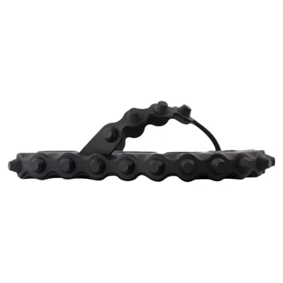 ALEXANDER WANG RAPTURE FLIP FLOP FLAT SHOES - ALEXANDER WANG - ACETATE - BLACK