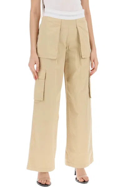 Alexander Wang Mid Rise Cargo Rave Pant In Multi