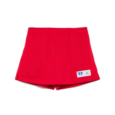 ALEXANDER WANG ALEXANDER WANG RED SHORTS - SHORT SHORTS WOMEN