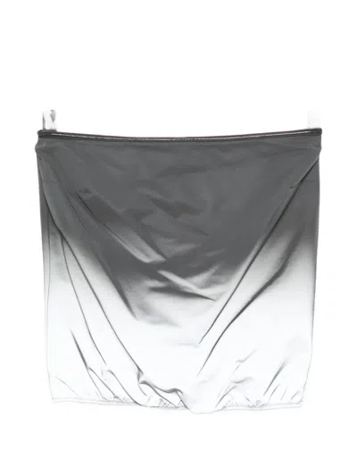 Alexander Wang Reflective Bubble Top In Gray