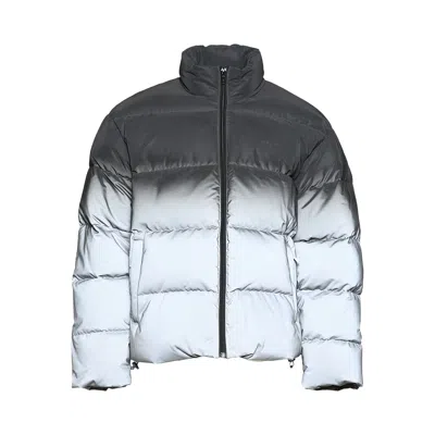 Pre-owned Alexander Wang Reflective Gradient Puffer 'silver/black' | Men's Size Xl