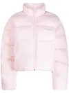 Alexander Wang Short Puffer Jacket In Pink