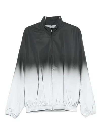 Alexander Wang Reflective Track Jacket In Black