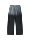 Alexander Wang Reflective Track Pant Mid-rise In Black