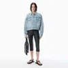 Alexander Wang Regen Indigo Denim Clip Trucker Jacket