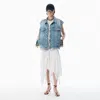 Alexander Wang Regen Indigo Denim Vest With Hardware