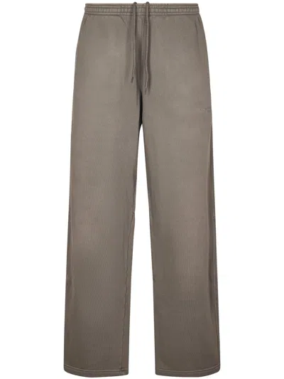ALEXANDER WANG ALEXANDER WANG RELAXED FIT ARTICULATED LEG TROUSERS WITH DRAWSTRING WAISTBAND