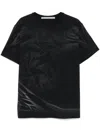Alexander Wang Black Logo T-shirt In Black