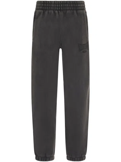 Alexander Wang Relaxed Fit Graphic Sweatpants In Gray