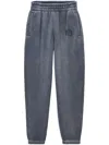 Alexander Wang Jogging En Coton In Grey