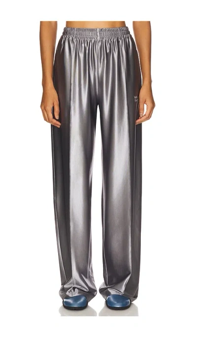 Alexander Wang Relaxed Trackpant In Metallic