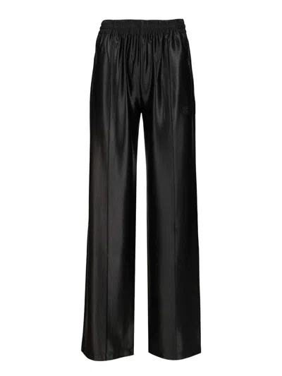 ALEXANDER WANG RELAXED TRACKPANT TROUSERS BLACK