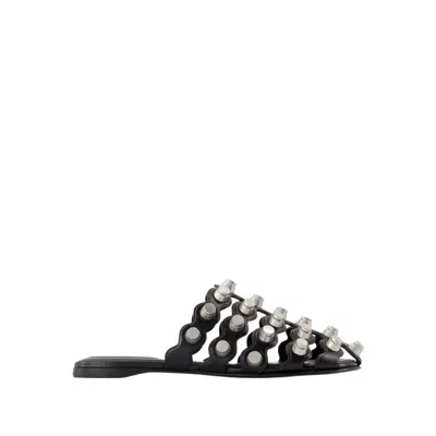 Alexander Wang Rexa Cage Mules In Black