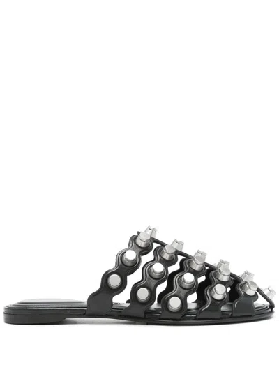 ALEXANDER WANG ALEXANDER WANG REXA CAGE SLIDE SHOES