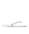 Alexander Wang White Rexa Thong Flat Sandals In White