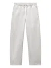 Alexander Wang Rhinestone-drawcord Track Pants In White