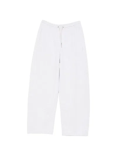 Alexander Wang Rhinestone-detailed Track Pants In White