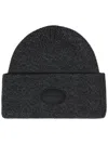 Alexander Wang Ribbed Beanie With Domed Logo Patch Accessories