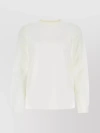 Alexander Wang Ribbed Cotton Crew-neck Top In White