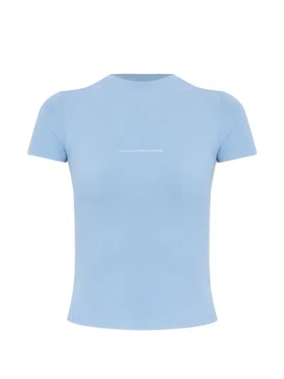 Alexander Wang Ribbed Short-sleeve T-shirt In Multi