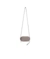 Alexander Wang Ricco Mini Crossbody Bag In Nubuck Leather In Nude