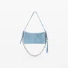 Alexander Wang Ricco Crushed Flap Bag Leather Slim In Blue