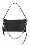 Alexander Wang Ricco Crushed Slim Flap Bag In Black
