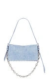 Alexander Wang Ricco Crushed Slim Flap Bag In Pattern