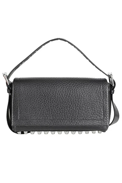 Alexander Wang Black Leather Ricco Medium Shoulder Bag