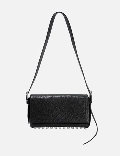 Alexander Wang Ricco Medium Flap Bag In Black