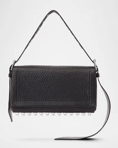 ALEXANDER WANG RICCO MEDIUM STUDDED LEATHER SHOULDER BAG