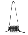 Alexander Wang Studded Rectangular Shoulder Bag With Adaptable Strap In Black