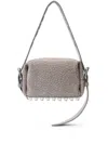 Alexander Wang Ricco Small Studded Leather Shoulder Bag In Grau