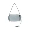 Alexander Wang Ricco Small Studded Leather Shoulder Bag In Gray