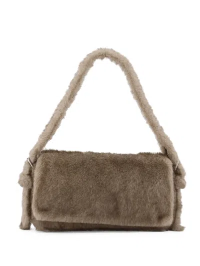 Alexander Wang Ricco Slim Flap Shoulder Bag In Brown