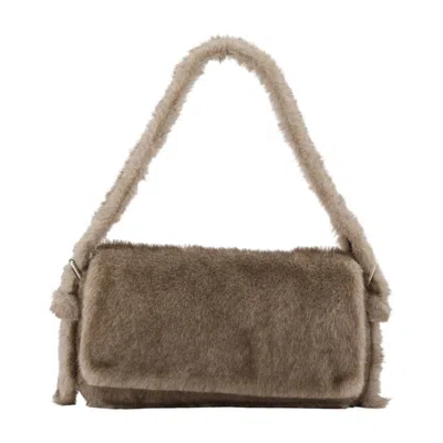 Alexander Wang Ricco Slim Flap Shoulder Bag In Gray
