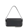 Alexander Wang Ricco Slim Leather Shoulder Bag In Black