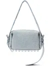 Alexander Wang Ricco Mini Studded Leather Crossbody Bag In Blue