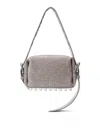 Alexander Wang Ricco Small Studded Leather Shoulder Bag In Gris