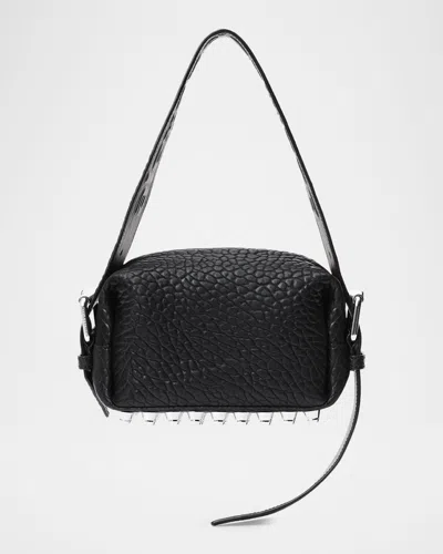Alexander Wang Ricco Small Studded Leather Shoulder Bag In Black