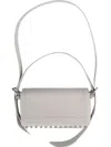 Alexander Wang Ricco Stud-embellished Shoulder Bag In Neutrals