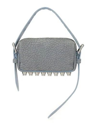 Alexander Wang "rich Mini" Shoulder Bag In Baby Blue