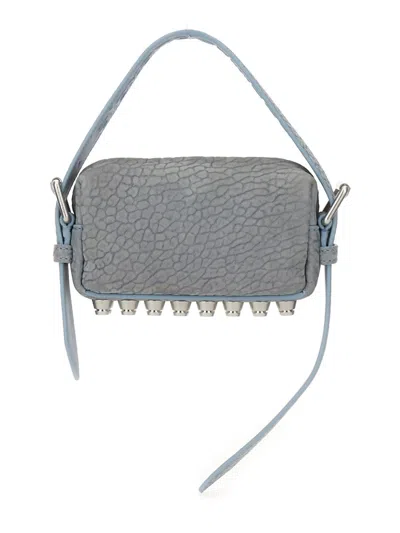 Alexander Wang Rich Mini Shoulder Bag In Baby Blue