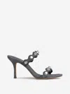 Alexander Wang Open-toed High-heeled Sandals In Design With Metallic Details