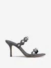 Alexander Wang Open-toed High-heeled Sandals In Grey