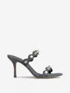 Alexander Wang Open-toed High-heeled Sandals In Grey
