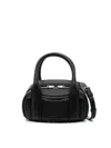Alexander Wang Roc Leather Shoulder Bag In Black